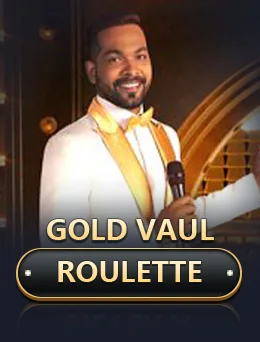 Gold Vault Roulette app thumbnail by Evolution