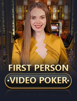 First Person Video Poker app thumbnail by Evolution