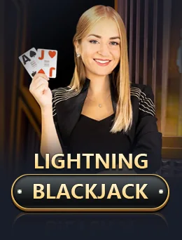Lightning Blackjack app thumbnail by Evolution