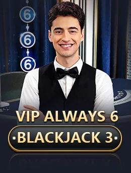 VIP Always 6 Blackjack 3 app thumbnail by Evolution